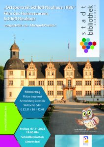 Plakat Ortsportrait-Schloss-Neuhaus-1986